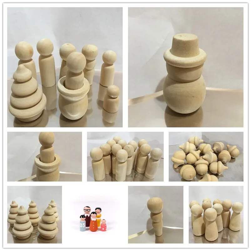 10 шт. деревянные колышки для украшения дома|Статуэтки и миниатюры| |