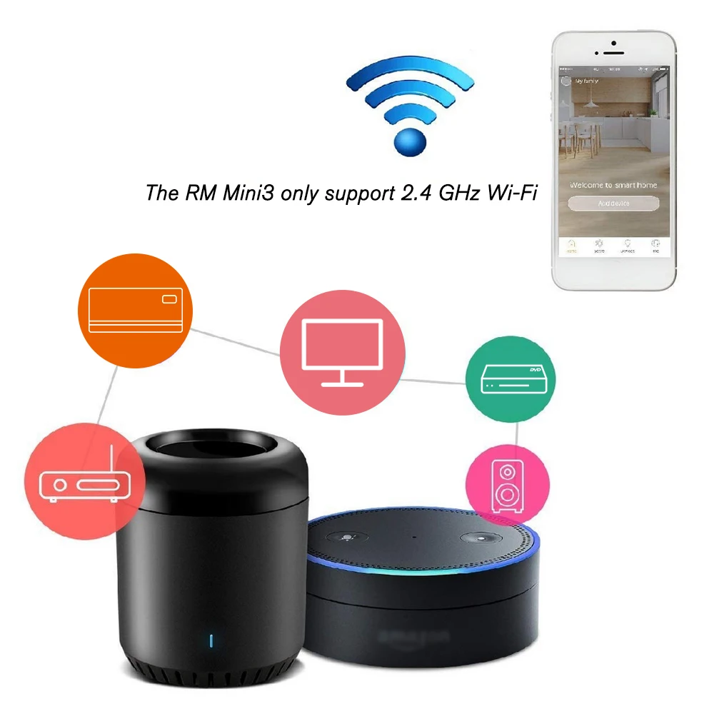 Broadlink RM Mini 3 Mini3 wifi ИК-приложение пульт дистанционного управления для умного дома Автоматизация для Xiaomi Phone Apple с Google Home Mini