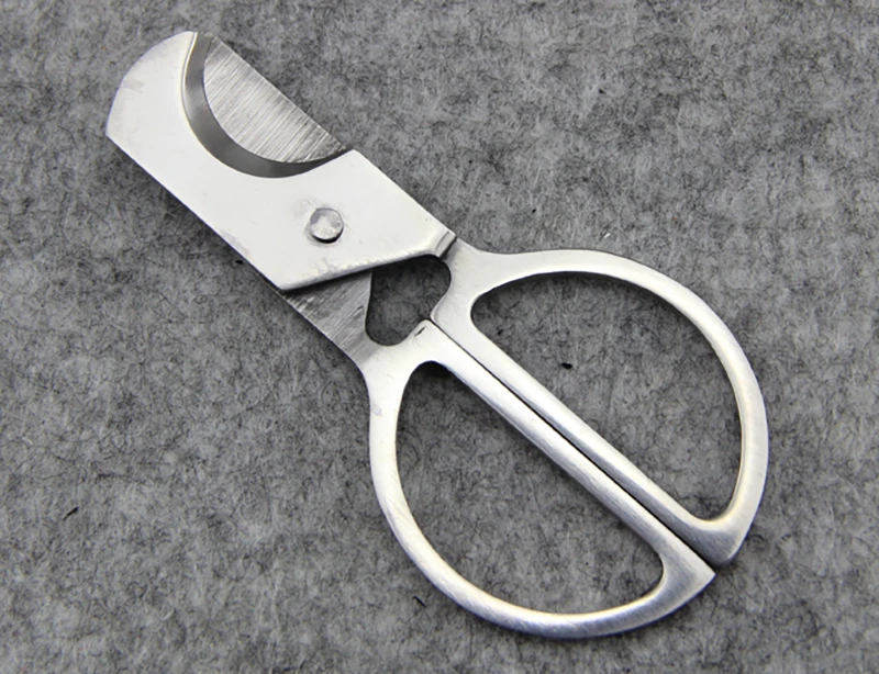 COHIBA Cigar Cutter Carlassic Style Professional Stainless Steel Scissors Silver color Smoker Accessories | Дом и сад