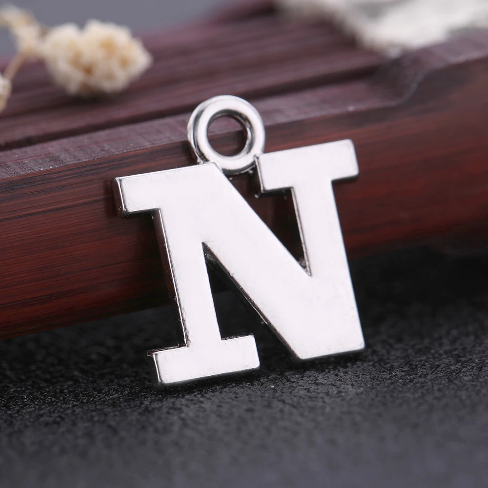 Новинка 2019 года. Серебряные подвески с буквой N. Подвески/Подвески для