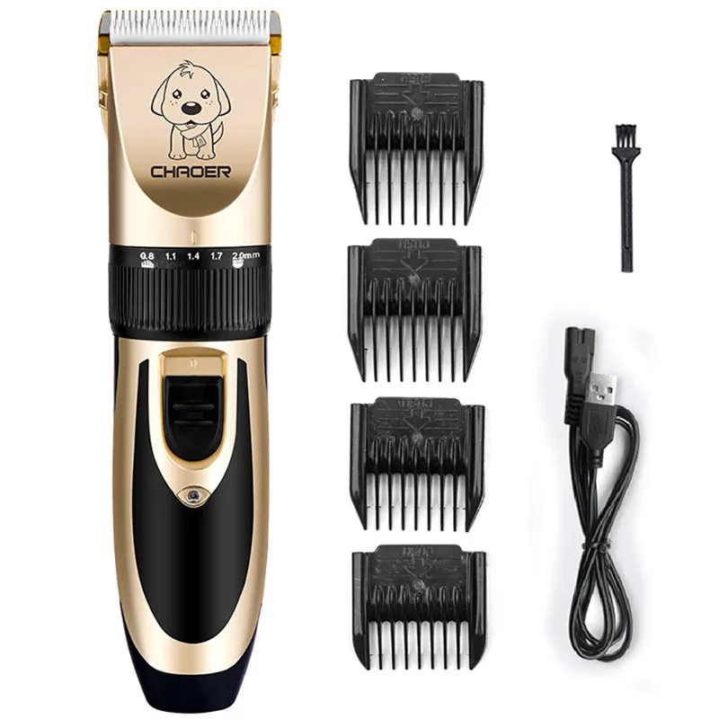 Pet Hair Cutter Электрический триммер для волос домашних животных USB перезаряжаемые ножницы для педикюра собака кошка коготь ногтей резак Уход Инструмент - Цвет: Pet Hair Cutter