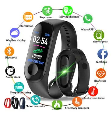 Mi band 3 mi fit m3 hua фитнес трекер bit cigarro eletronico браслет кровяное давление часы bayan kol