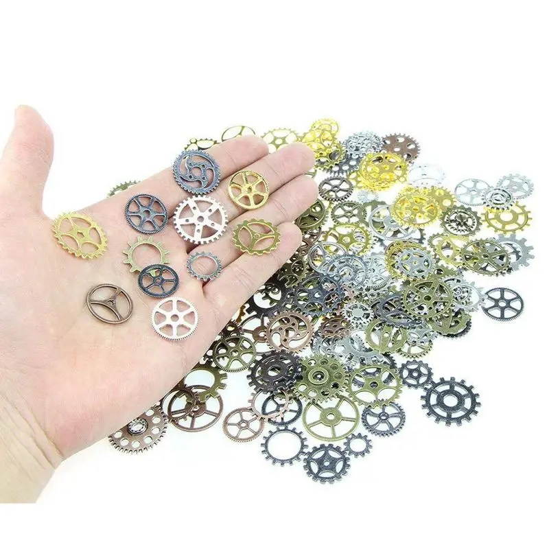 67 упаковок Античный стимпанк Шестерня кулоны часы колесо для ювелирных изделий