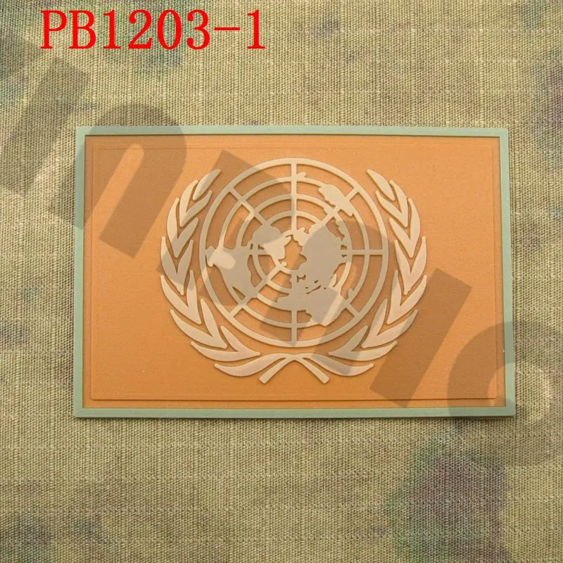 PB1203 Tan 3D ПВХ Нашивка флаг США Флаг США Тактический военный боевой дух - Цвет: PB1203 Tan