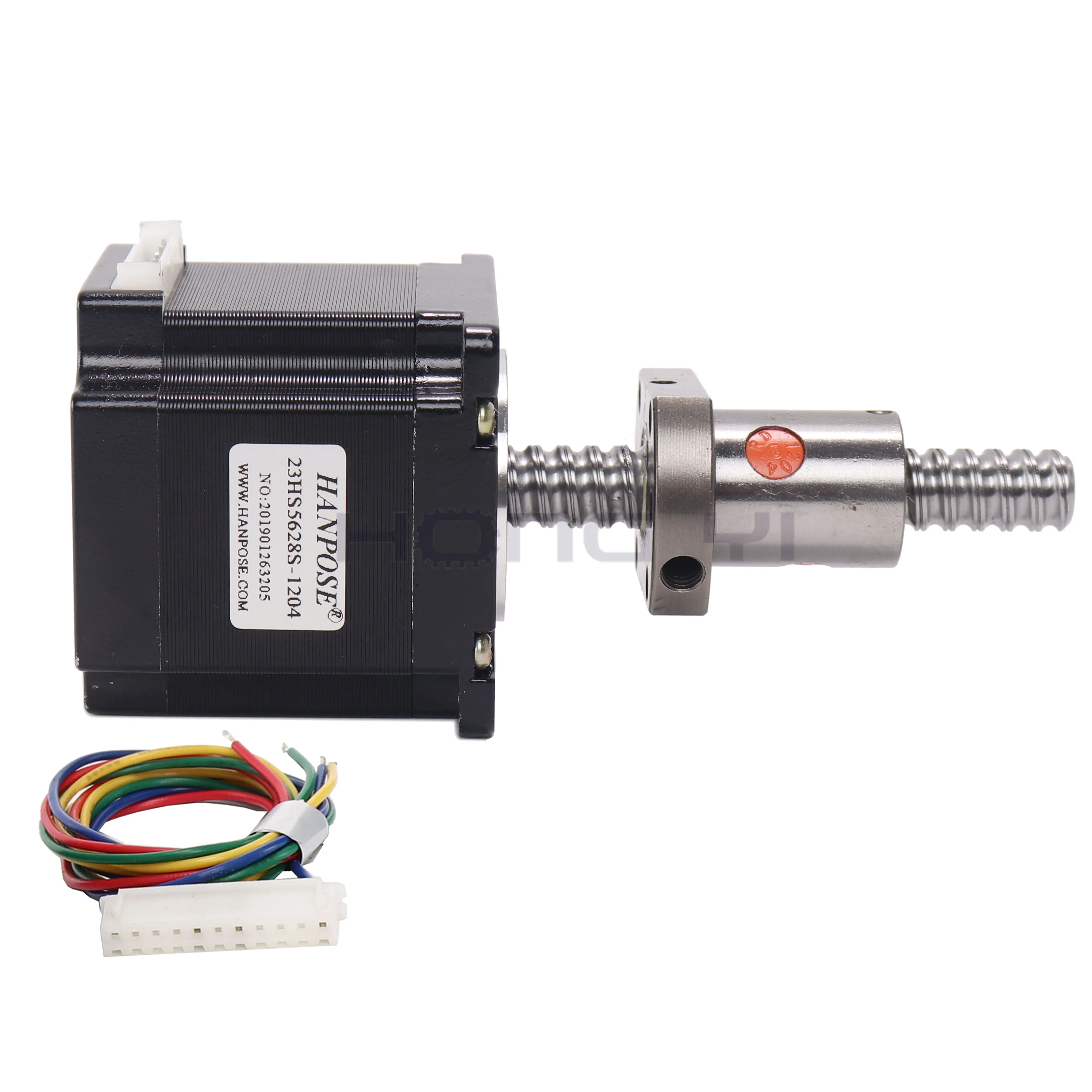 

10PCS 2 phase NEMA23 screw stepper motor 23HS5628 ball screw sfu1204-100/200/300mm for CNC 3D Printer 57 Stepper Motor