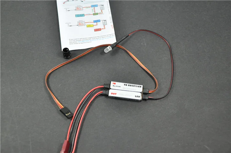 Rcexl rc Opto переключатель зажигания газового двигателя с штекер Futaba для DLE DA