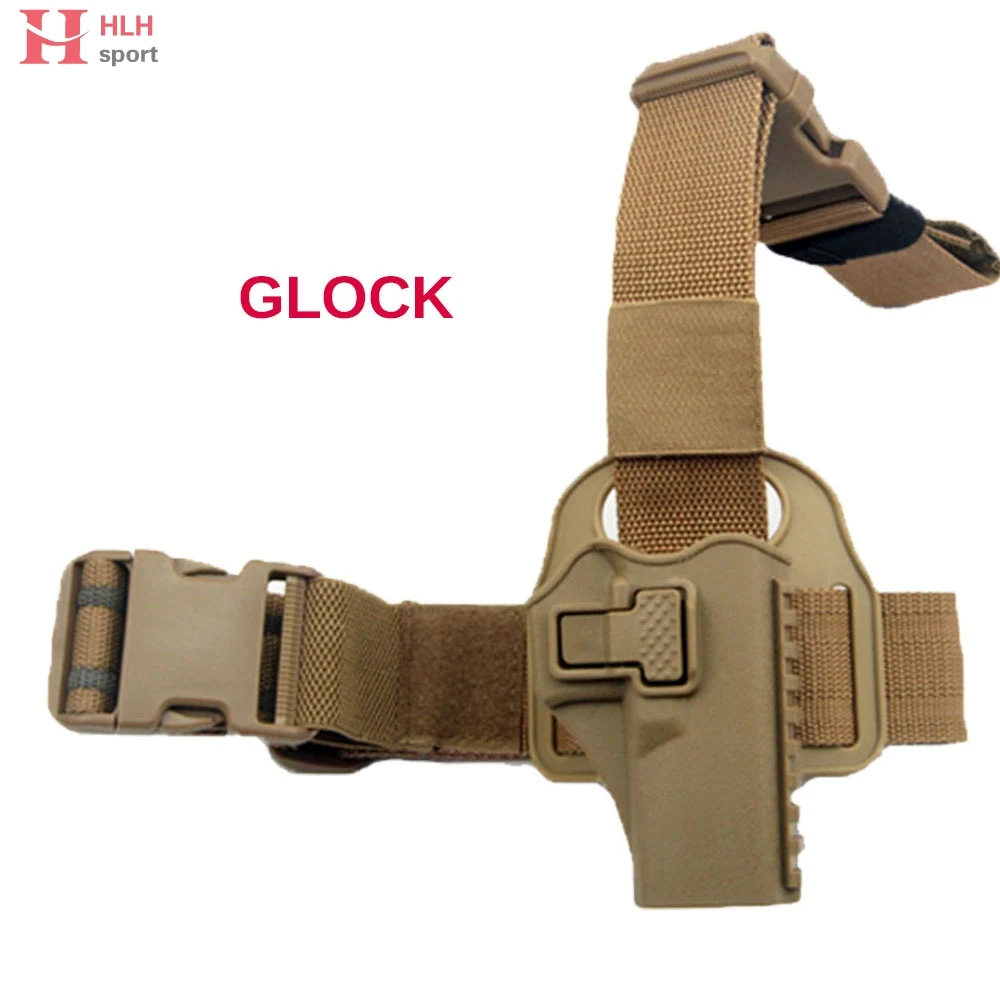 HLHSPORT Регулируемый пистолет кобура общий Тактический 1911 Глок поясная и падение