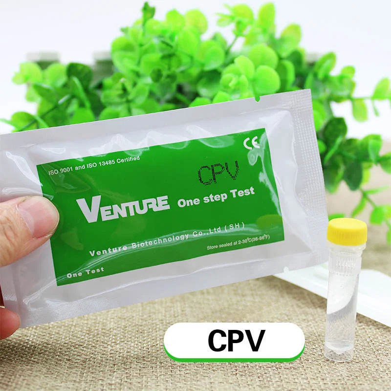 CPV Товары для собак, набор тестовых бумажных тестов CCV, быстрое обнаружение, тест-полоски для собак, домашних собак, медицинские принадлежности, забота о здоровье - Цвет: CPV