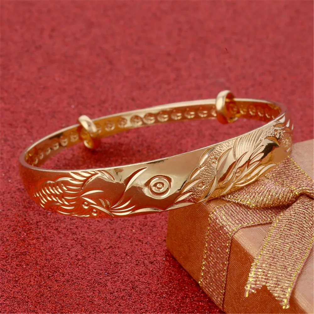 Горячая Распродажа медный Феникс Дракон винтажный браслет ювелирные изделия для