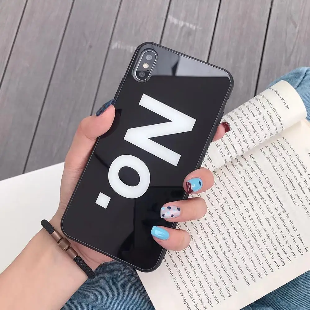 MORINBO Tide бренд iPhone 7 Чехол для мобильного телефона 6 8 X Plus XR XS Max простой сплошной