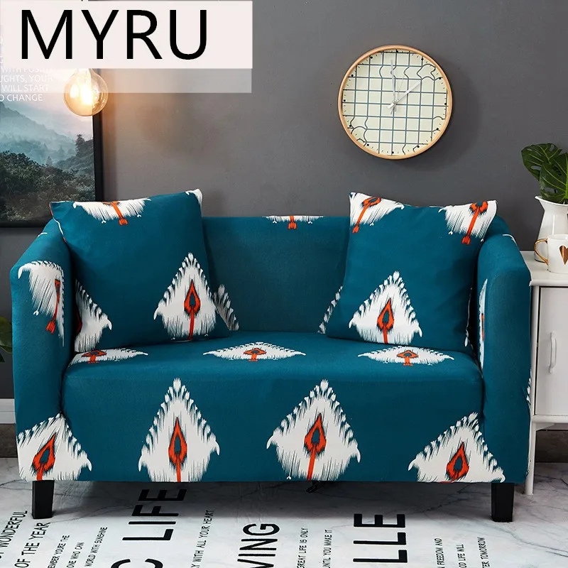 

Modern Plant Sofa Slipcovers Tight Wrap All-inclusive Slip-resistant Elastic Cubre Sofa Towel Corner Sofa Cover Couch Cover