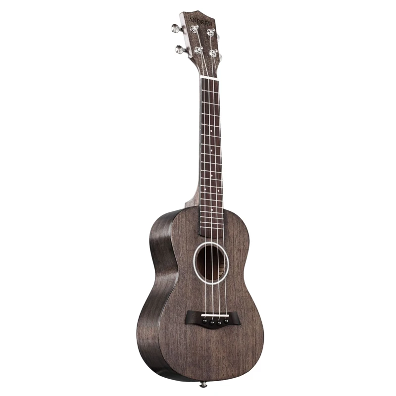 Концертная Гавайская гитара Andrew Ukulele 23 дюйма 4 струны Zebrawood Coffee Uke струнный
