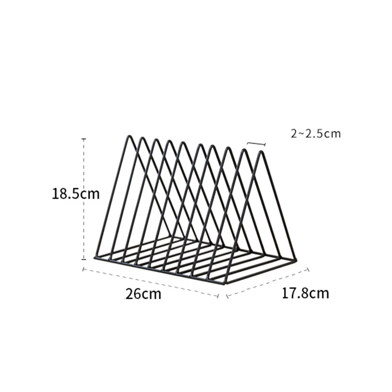 Кованые 3 угол шкафа хранения Органайзер настольный книги журнал Офис для файлов