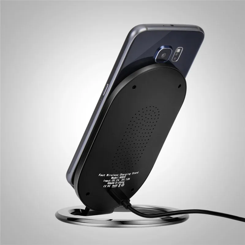 S GUARD Беспроводное зарядное устройство Qi 10 Вт с двумя катушками для iPhone X 8 Plus Samsung