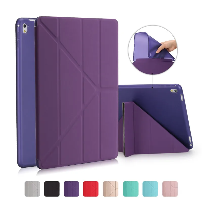 Для iPad Pro 9 7 случай ТПУ мягкой несколько раз Магнитная Smart Cover для Mini дюймов случае
