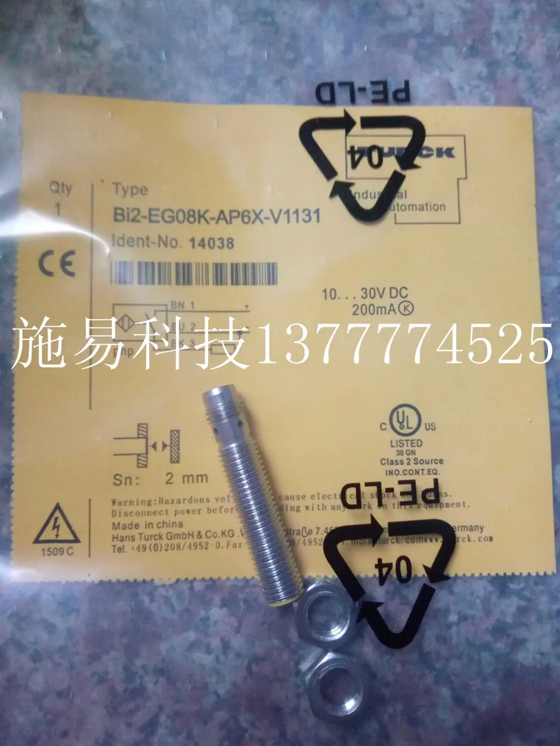 

Free shipping 1pcs The quality of the original new Turck proximity switch NI20U-MT30-AP6X-H1141/AN6X