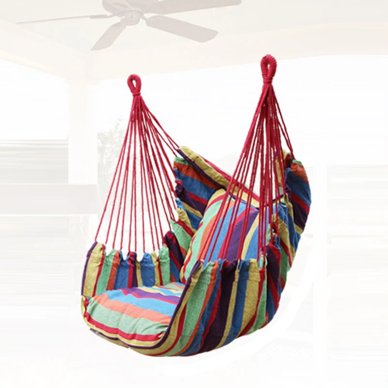 YX Новинка холст гамак для взрослых крытая качающаяся люлька уличное кресло