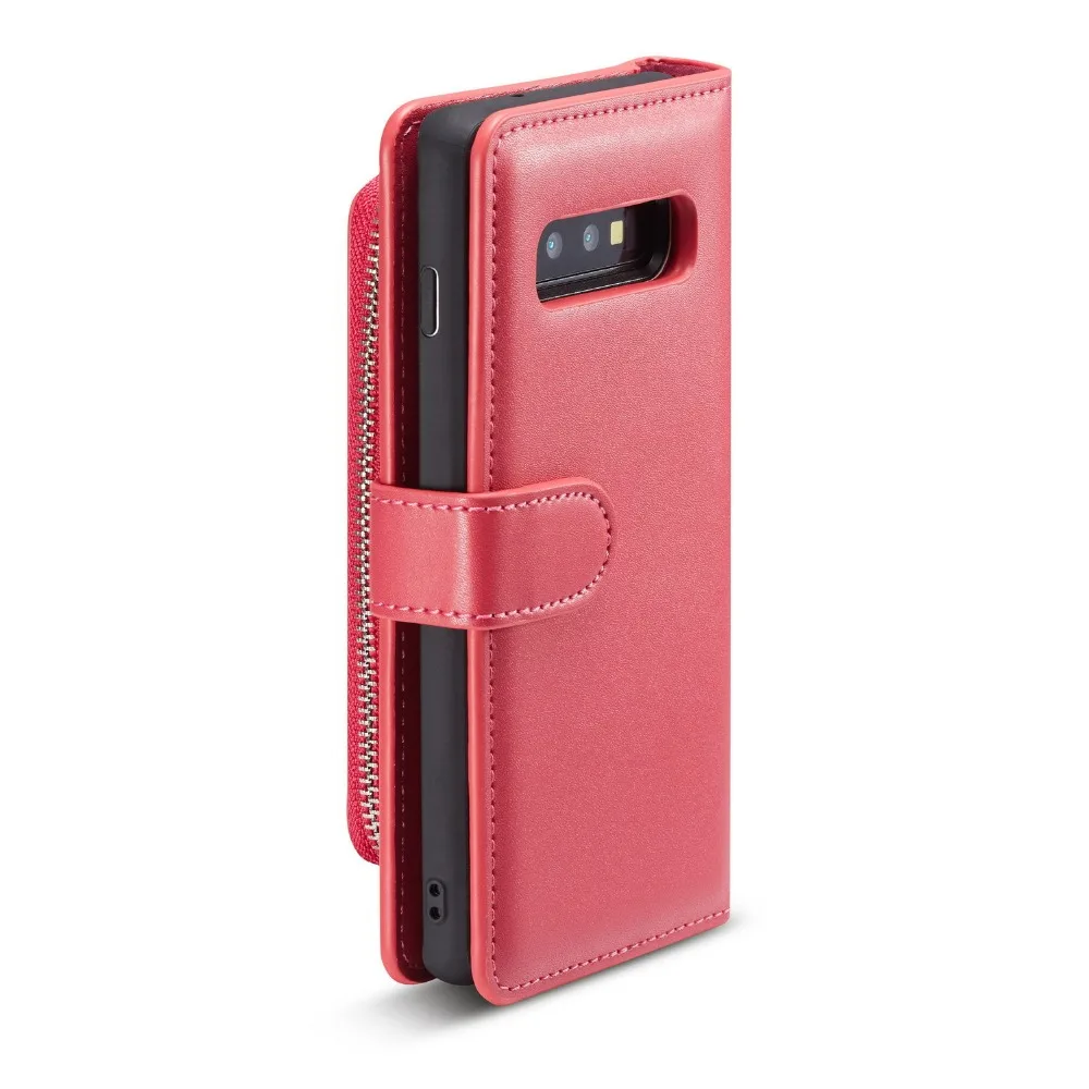 Для samsung Galaxy S10 Plus S10e S9 S8 Note 9 8 кожаный чехол для карт 2 в 1 съемный флип-чехол для samsung S10 чехол-кошелек