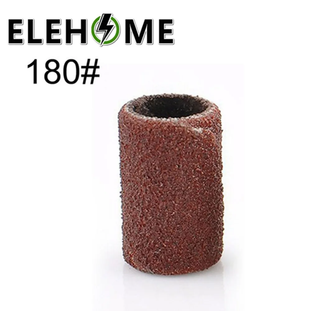 100 шт. 80#120#180# сверла для ногтей абразивные инструменты шлифовальный набор для барабана Dremel Аксессуары для наждачной бумаги хвостовик роторные инструменты XF30