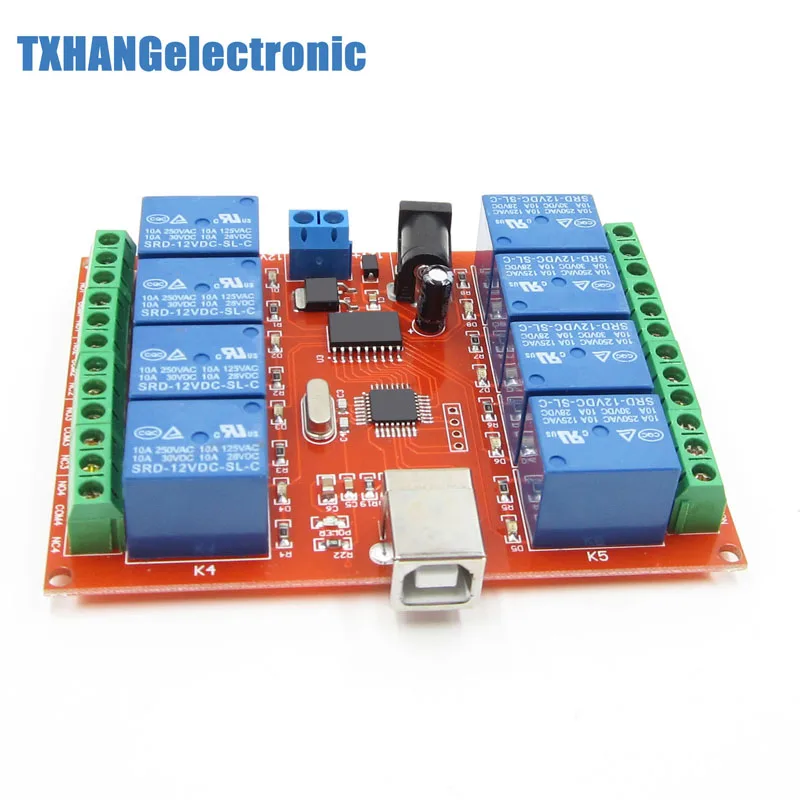 12 V usb-реле 8-канальный сетевой видеорегистратор программируемый компьютер