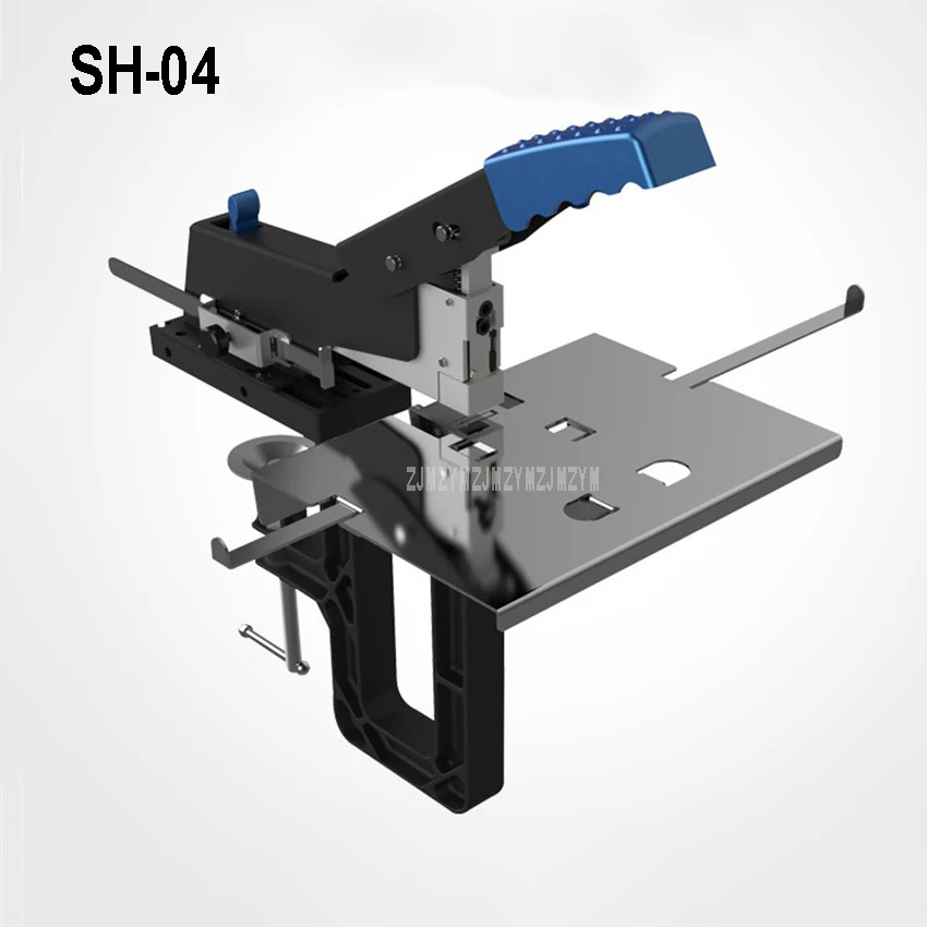 SH-04 Office Hand Operate Manual Stapler Flat/Saddle Stapler Machine Stitcher Staples Binder Menu Paper Book Binding Machine
