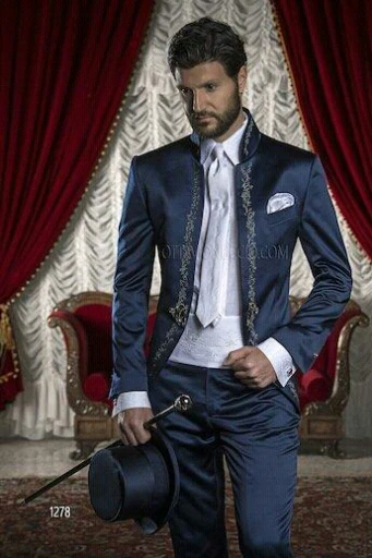 Новинка смокинг для жениха на заказ мужские костюмы с вышивкой свадебной