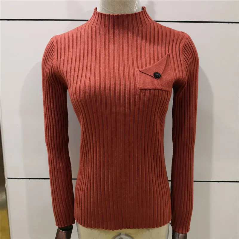 New Knitted Pullovers Women Sweaters 2018 Autumn Winter Casual Turtleneck Long Sleeve Pullover Fashion Pull Femme Sweater | Женская