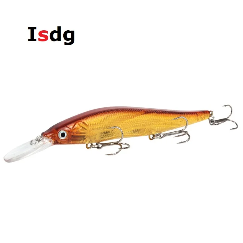 1 шт. 110mm15g Minnow Рыбная приманка вобблер жесткая бас Реалистичная 3D Swimbait Crankbait eyes