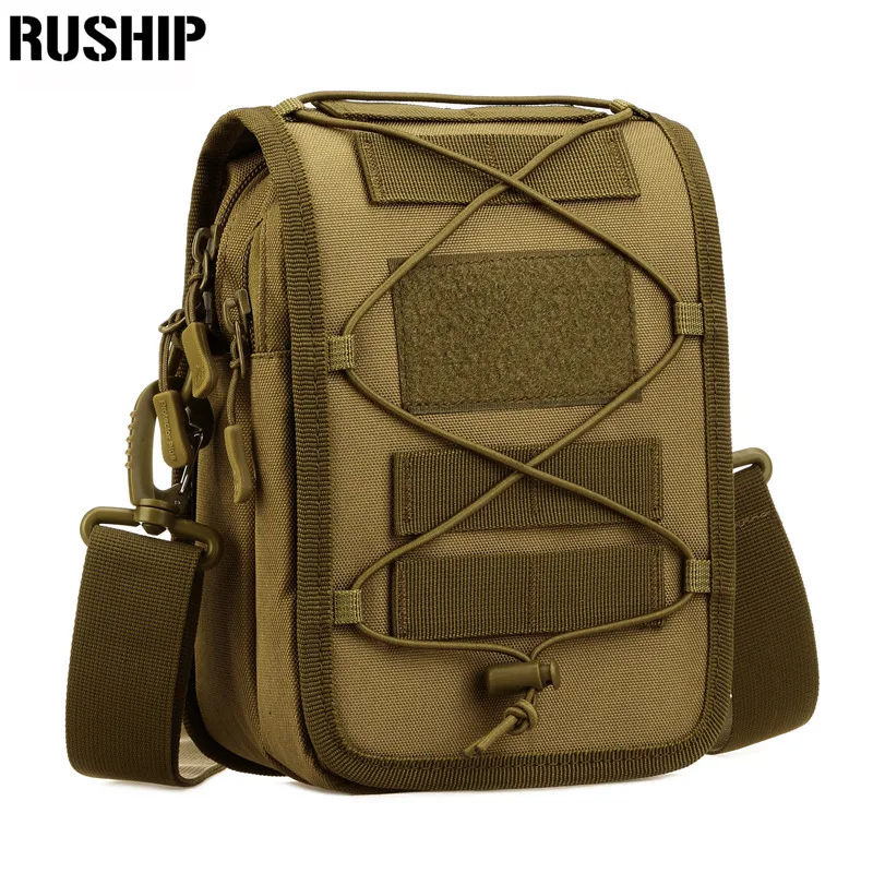 

Protector Unisex Waterproof Nylon 1000D Bag Molle System Military High Capacity Sling Shoulder Messenger Outdoor Recreation Bag