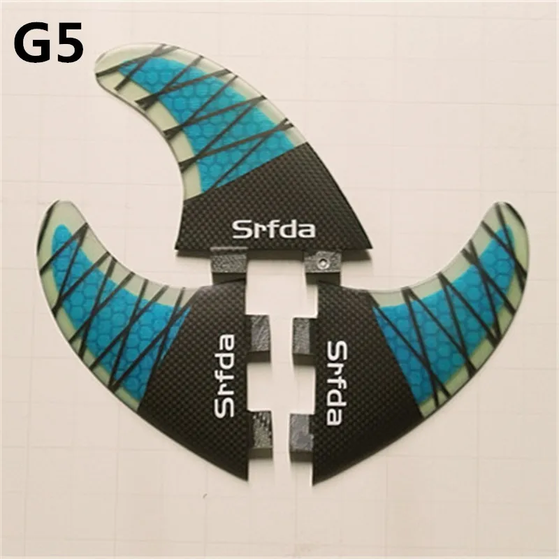 FCS G5 Srfda Горячая SUP доска для серфинга с стекловолокном углеродный материал для серфинга плавники для будущих FCS FCS2 штекер G3 G5 G7 серфинга плавники - Цвет: FCS G5