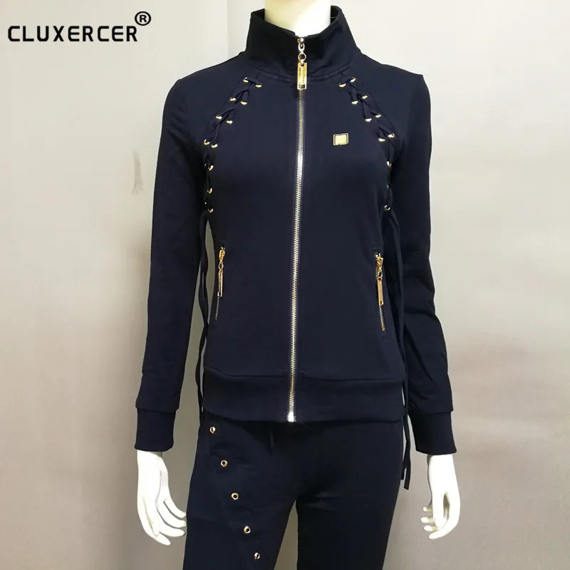 Комплект из двух предметов спортивный костюм для женщин элегантный пиджак и