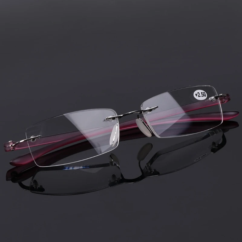 Очки для чтения без оправы с прозрачными линзами от + 1 0 до 3 5|Мужские очки чтения| |