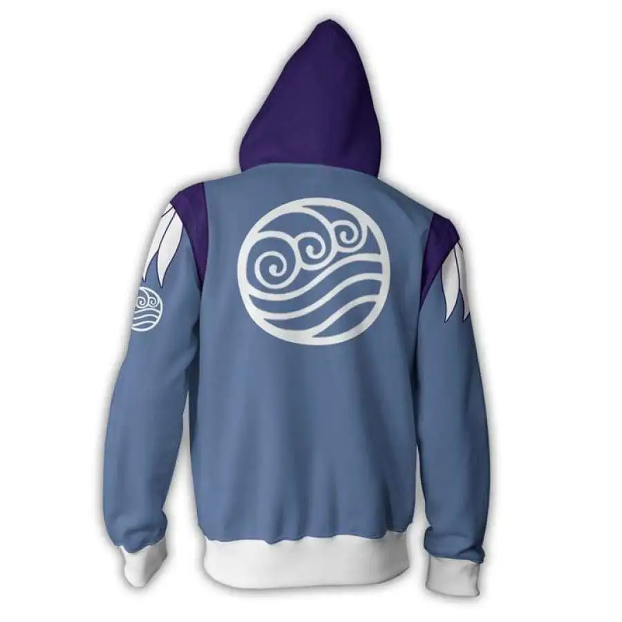 Аватар Легенда О Корре Толстовка Куртка Косплей Костюм Корра Мужская Женская