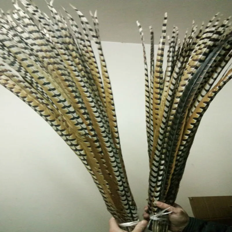 

50 персональный компьютер, натуральный Ривз Фазан, перо 90-100 см/36-40 футов, сценическое представление, одежда, «сделай сам», предложение аксессуаров