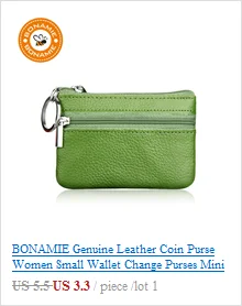 BONAMIE, натуральная кожа, кредитная карта и держатель для ID, для женщин, RFID, бренд, унисекс, модный кошелек для карт, на молнии, органайзер для карт, кошелек для мужчин