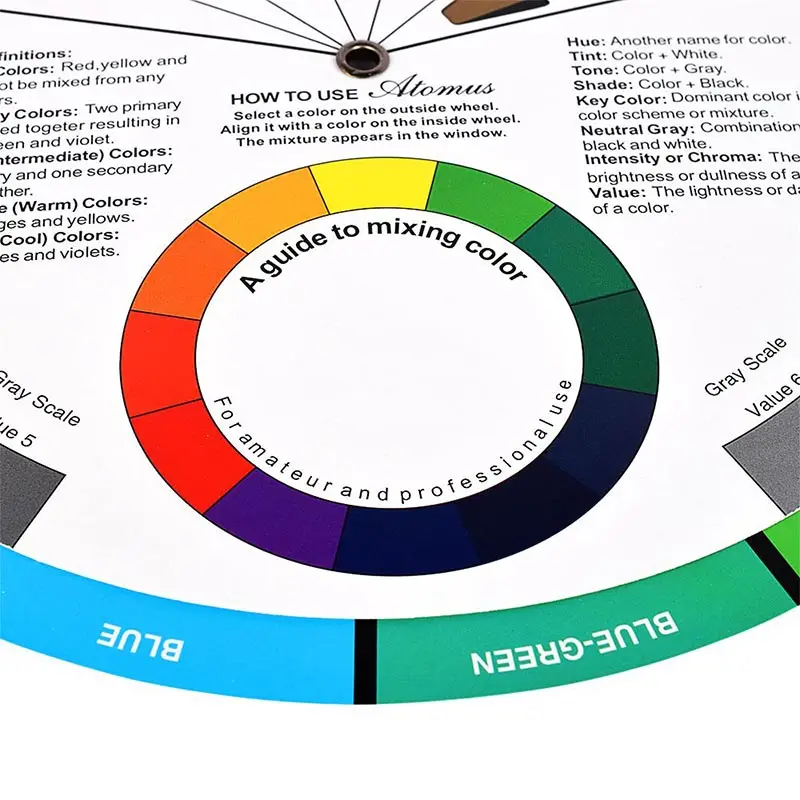 Цветное колесо для любительских профессиональных микс микробаландинг тату