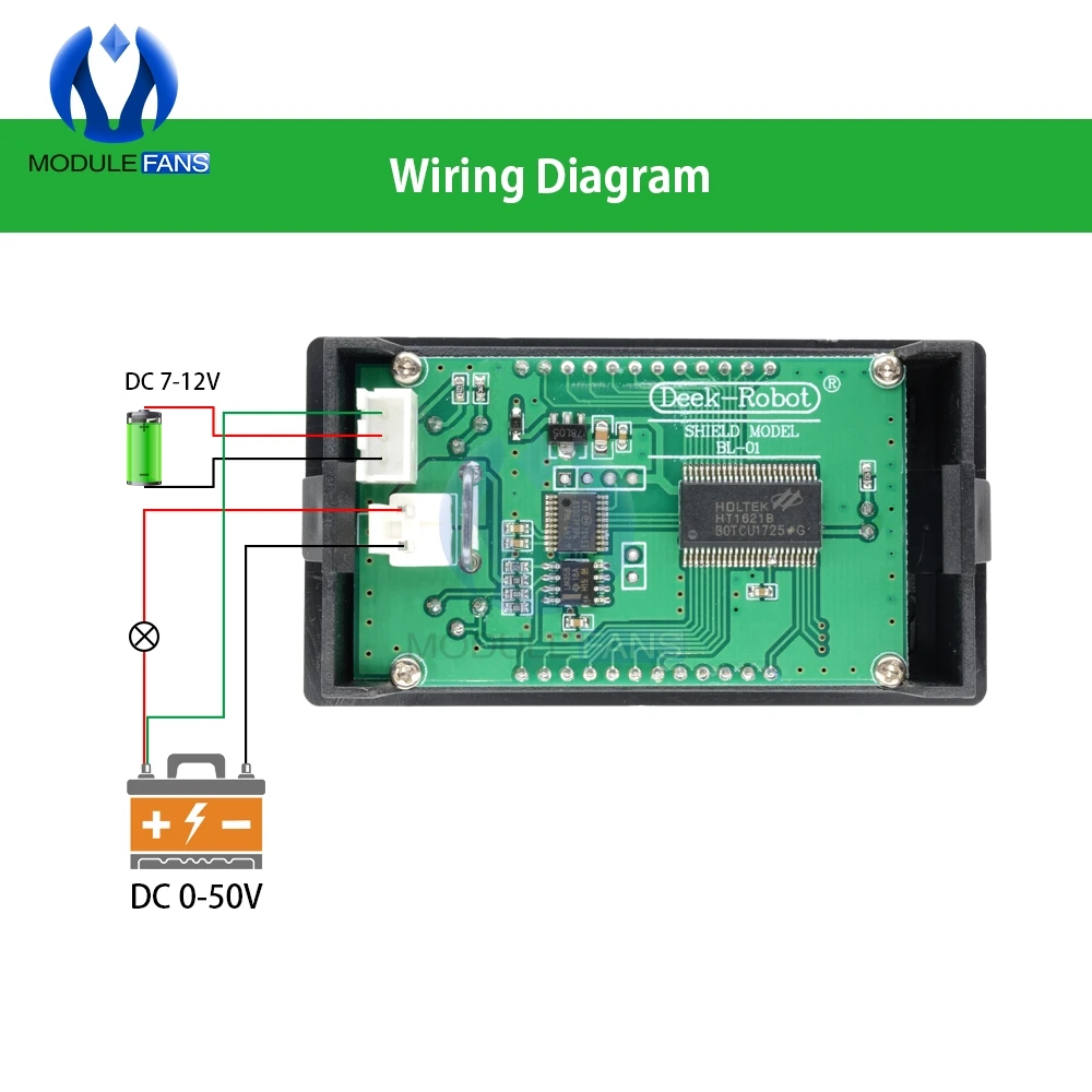 DC 12V 5A ЖК-дисплей Дисплей Цифровой вольтметр, амперметр, ваттметр Напряжение ток Мощность счетчик детектор напряжения тестер монитора 0-50V 250W