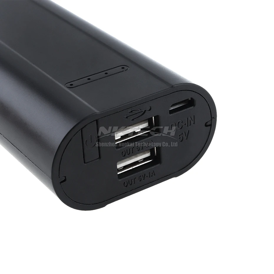 Корпус внешнего аккумулятора NKTECH E4c 18650 батарея USB светодиодный зарядный бокс 1A/2.1A