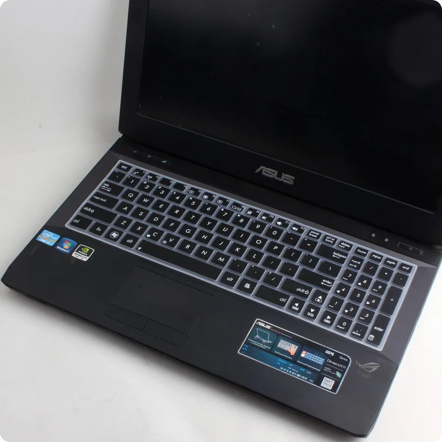 Силиконовая клавиатура защитная крышка для Asus x550 A53 K53 A52J N53S X53 A52J N73J N61J K52 K52J x501 A55V X550V X55V