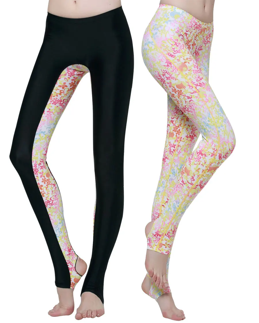 Женские леггинсы со стременом многоцветные с начесом принтом женские колготки