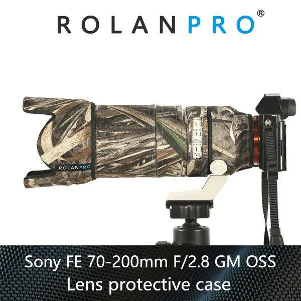 ROLANPRO ткань для объектива камеры Камуфляж SONY FE 70-200 f 2 8 GM OSS защитный чехол оружие