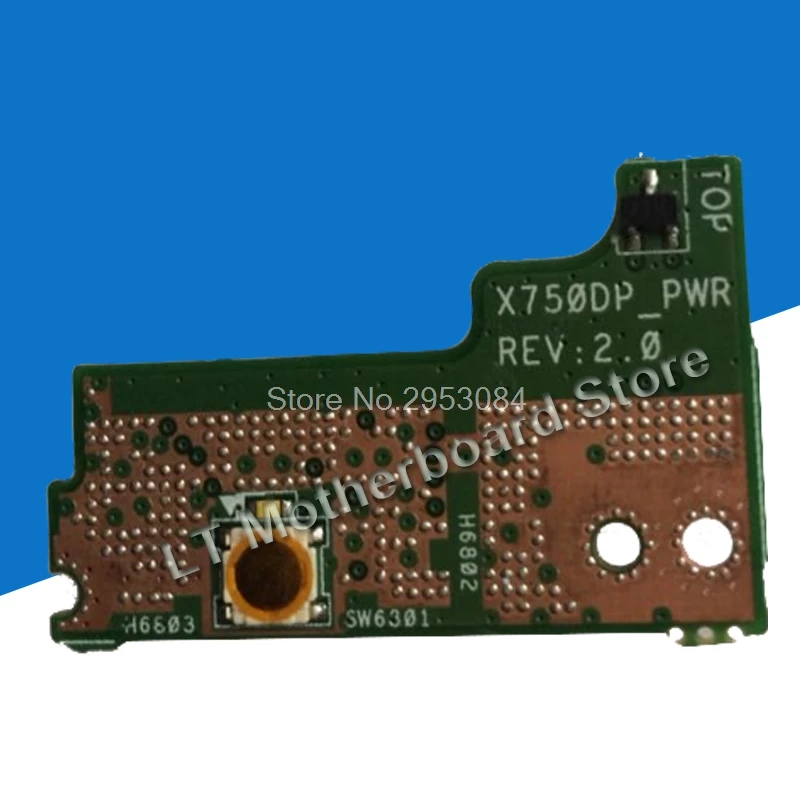 Для X550 K550D K555Z X750DP X550ZE X750DA VM590Z X550DP X555Z X550ZA PC няня переключатель Мощность доска X750DP PWR работы