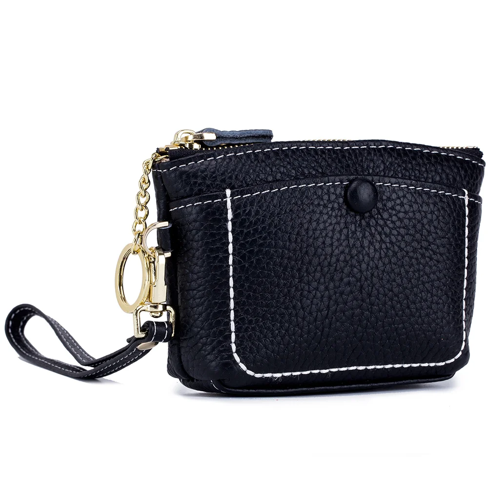 5 шт./лот Кошелек для монет из натуральной кожи Женский мини клатч Модный чехол