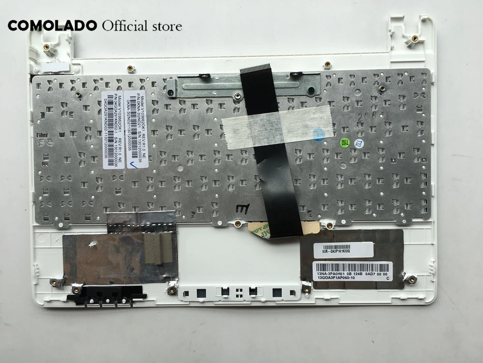 ND Скандинавская Клавиатура для ноутбука Asus EeePC SeaShell X101 X101H X101CH Whie с C корпусом