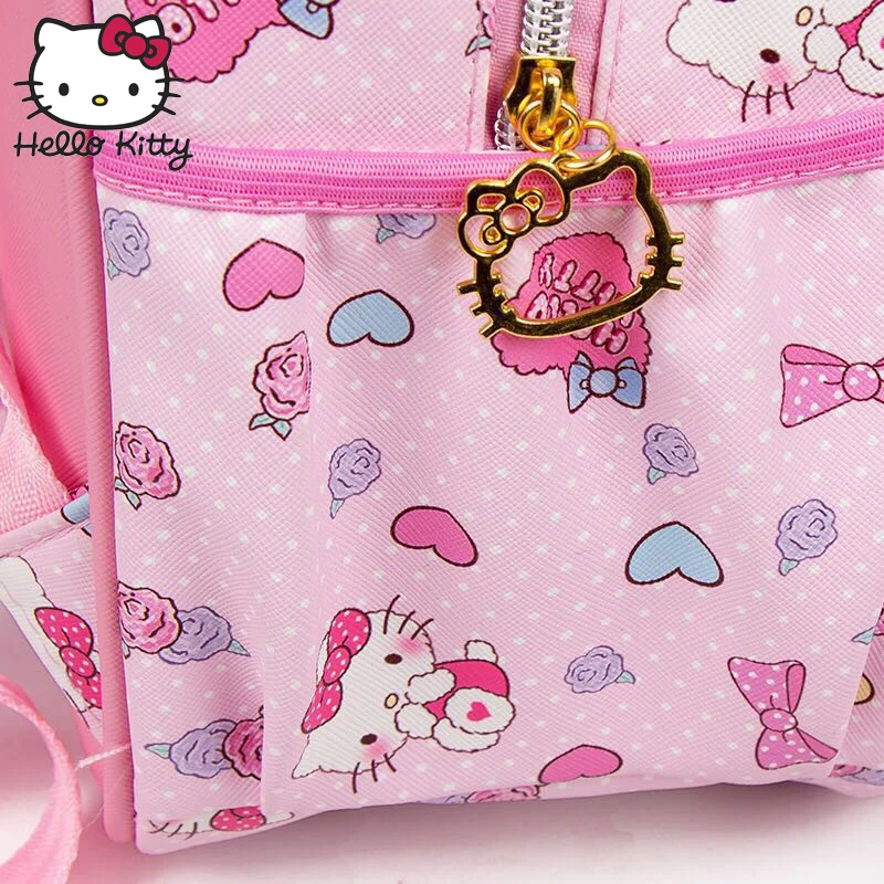 Сумка Hello Kitty милый мультяшный рюкзак модная розовая сумка на плечо из