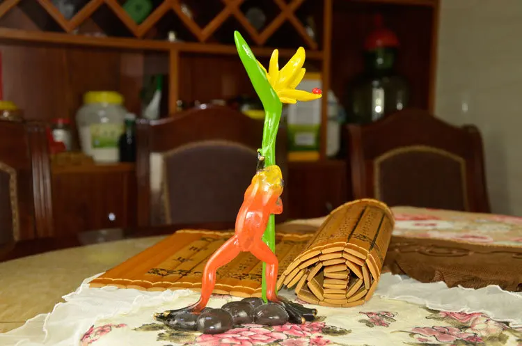 2 шт./лот Европейский творческий подарок смола лягушка интересная новинка