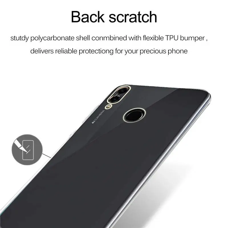 Силиконовый прозрачный чехол накладка для Huawei Y Max YMAX мягкий из ТПУ YMAX|Бамперы| |