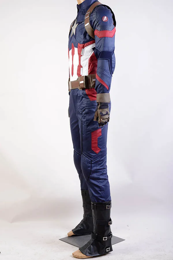 Мстители Капитан Америка 3 костюм Civil War Steve Rogers Косплей Костюм для взрослых мужчин новинка