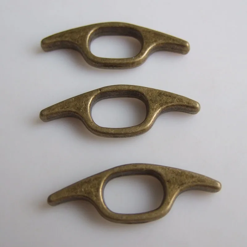 10 шт. гладкая бронзовая распорка для изготовления браслетов х7 мм | Украшения и