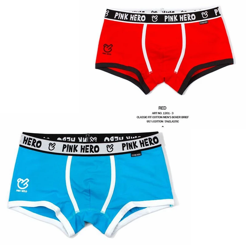 Мужское нижнее белье сексуальное дышащее Спортивное эластичное из 95 хлопка на